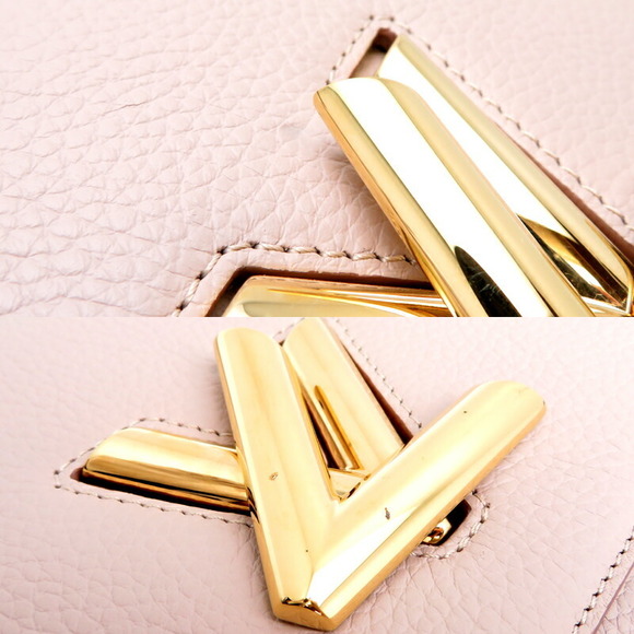 Louis Vuitton Twist Handle MM One Handbag Greige Taurillon